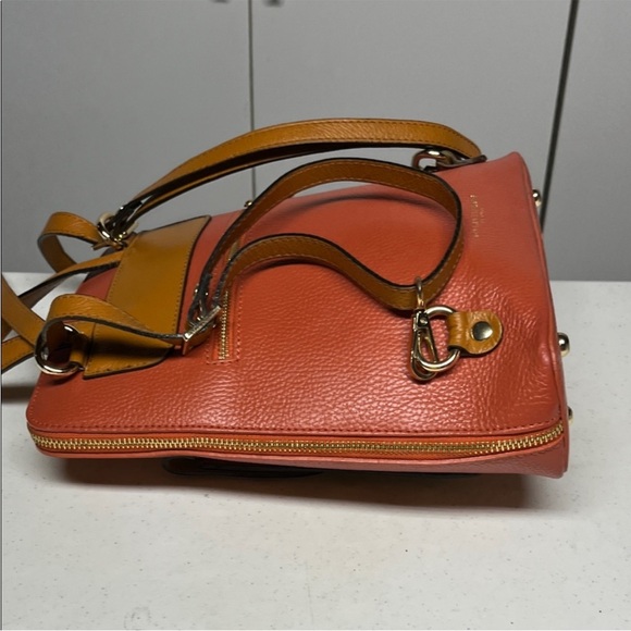 Divina Firenze Pebbled Leather Convertible Backpack Bag main image 13